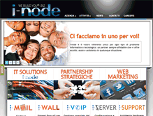 Tablet Screenshot of i-node.it